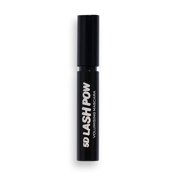 Revolution, 5D Lash Pow Mascara, Lengthening & Volumizing Effect, Thickening Black Formula, Vegan & Cruelty-Free, 0.41 fl oz