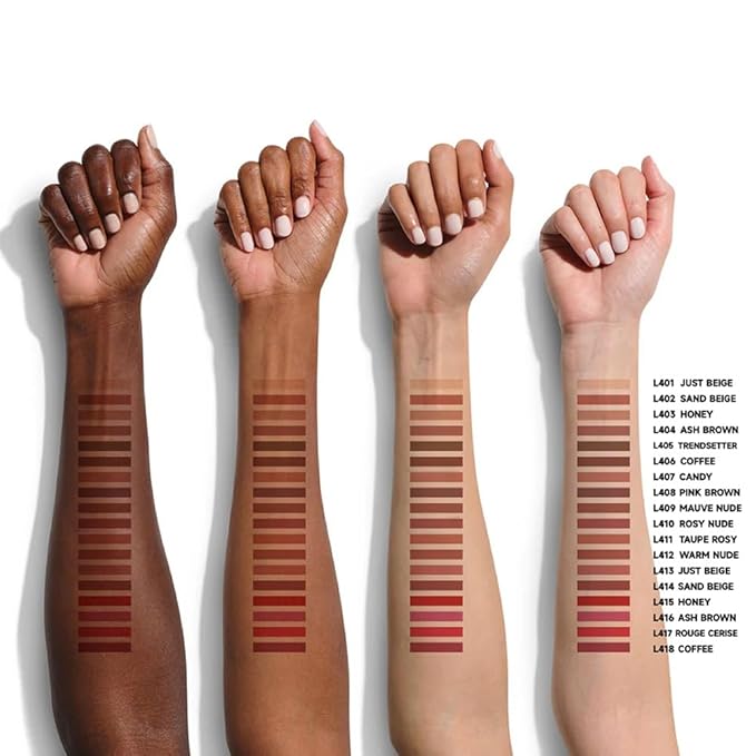 Beauty Glazed 6pcs Nude Brown Lip Liner Makeup Set - Waterproof & Smudge-Proof Matte Pencil, Long-Lasting & Durable, Smooth & Easy Glide, Non-Smudge, Contouring, Filling & Layering (NUDE-PINK Set)