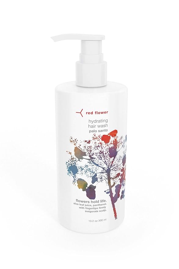 Red Flower Palo Santo Purifying Body & Hair Care Bundle – Body Wash, Hydrating Hair Wash & Smoothing Conditioner (3-Piece Clean Beauty Set)