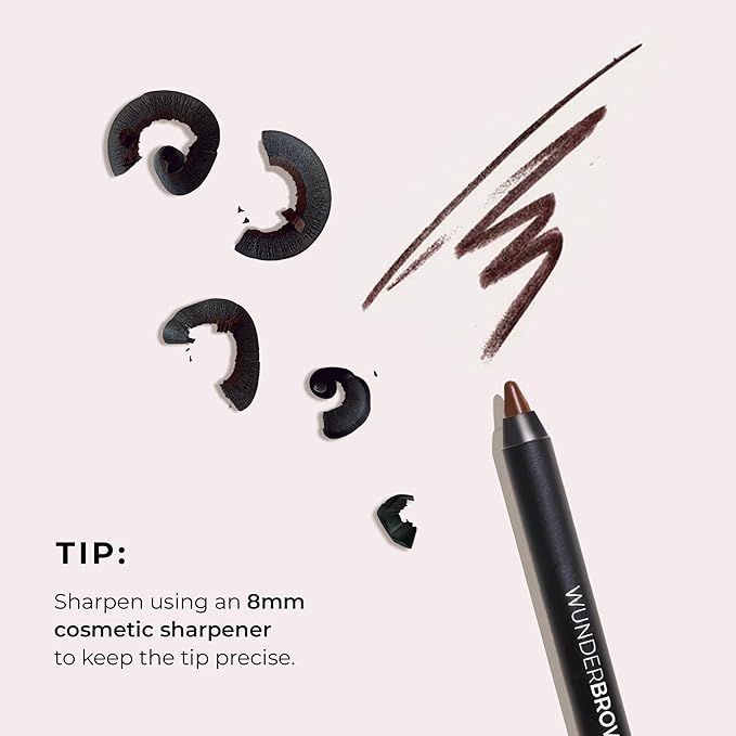 Wunderbrow Super-Stay Liner Makeup Eyeliner Pencil Long Lasting Waterproof Eye Liner, Color Essential Black Matte