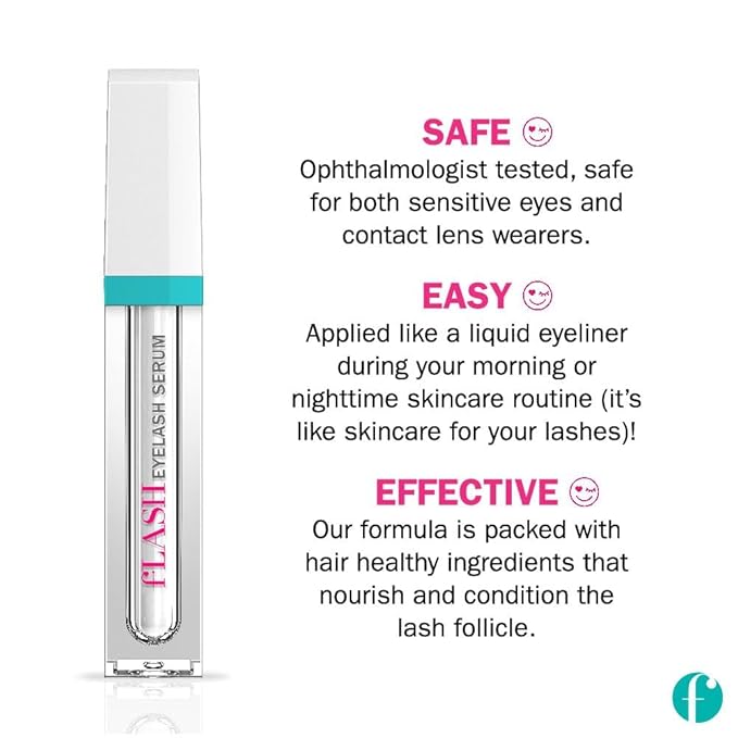 fLASH Ultimate Lash Duo 2.0 with fLASH Eyelash Serum & fLASH Happy High-Definition Waterproof Mascara - Enhance & Strengthen Your Natural Lashes - Add Length, Volume, Definition & Curl (Bundle)