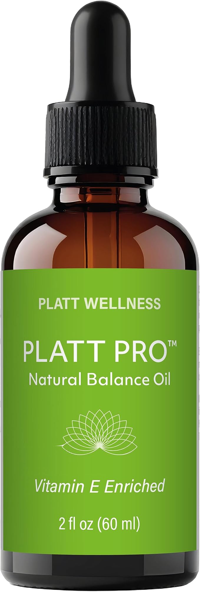 Platt Wellness Platt Pro Natural Balance Oil – 2 oz Bio-Identical USP Progesterone + Vitamin E in MCT Oil Base for Hormonal Balance – Soy-Free, Paraben-Free, Made in USA