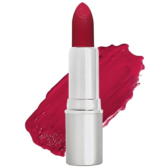 Honeybee Gardens Truly Natural Long Lasting Lipstick, Risque, Medium to Deep Red Wine, Naturally Hydrating & Nourishing, Vegan, Gluten-Free & Cruelty-Free, 0.11 oz / 3 g