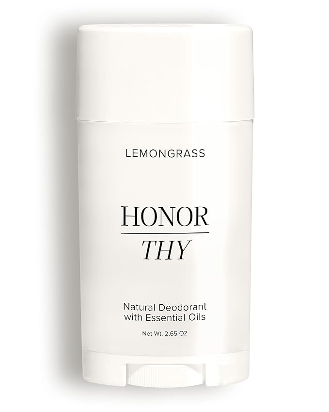 Aluminum Free Deodorant for Women & Men – Clean, Plant-Based, & Premium Formula with Tea Tree and Essential Oils - Non toxic, Fragrance Free Natural Deodorant for Sensitive Skin - Lemongrass (1 Pack)