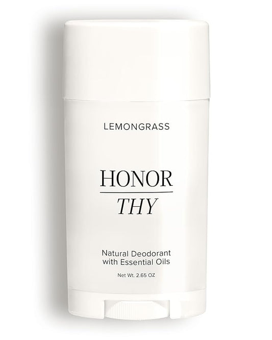 Aluminum Free Deodorant for Women & Men – Clean, Plant-Based, & Premium Formula with Tea Tree and Essential Oils - Non toxic, Fragrance Free Natural Deodorant for Sensitive Skin - Lemongrass (1 Pack)