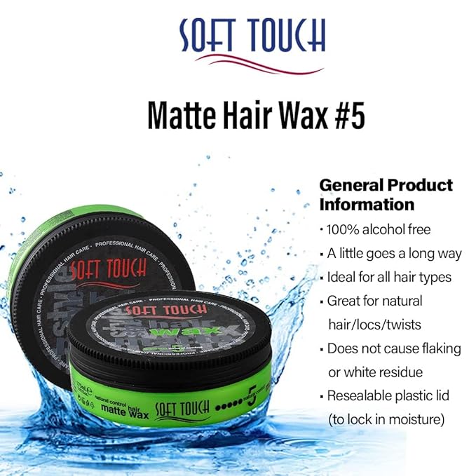 Soft Touch Hair Wax (Matte #5)