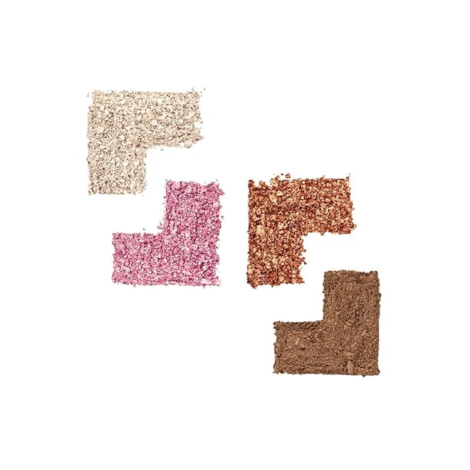 OFIR Quadratic Eyeshadow Palette | Intensely Pigmented and Non-Creasing | Matte & Shimmer Shades | Eye Shadow Palette Makeup with Mirror, Compact for Travel, 4.4g | High Desert - Warm Earthy Browns