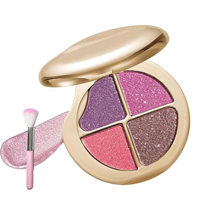 Glow Wardrobe Eye & Cheek Palette – Eyeshadow And Highlighter Makeup, Makeup Palette, Highlight Contour Makeup Palette, Blush For Cheeks And Eyes (6)