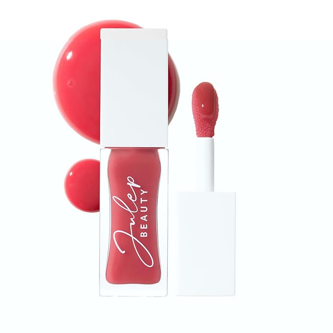 Julep So Plush Lip Oil, Hydrating Lip Treatment, Sheer Color & High-Shine Finish, Infused With Jojoba Oils, Apricot and Avocado, Vegan & Cruelty-free, Rosy Glow