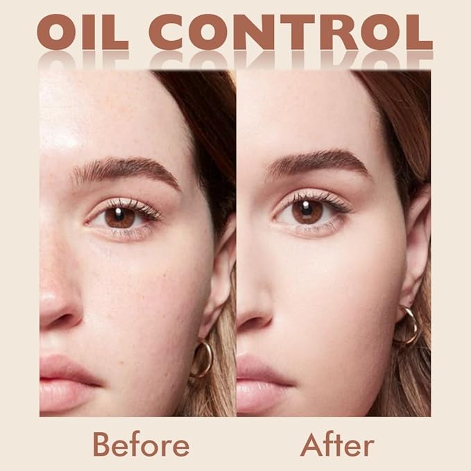 evpct Oil Control Pressed Face Powder Compact for Women, Translucent Setting Powder Makeup Foundation for Women, Waterproof Long Lasting Lightweight, polvo compacto de maquillaje, 20 Ivory