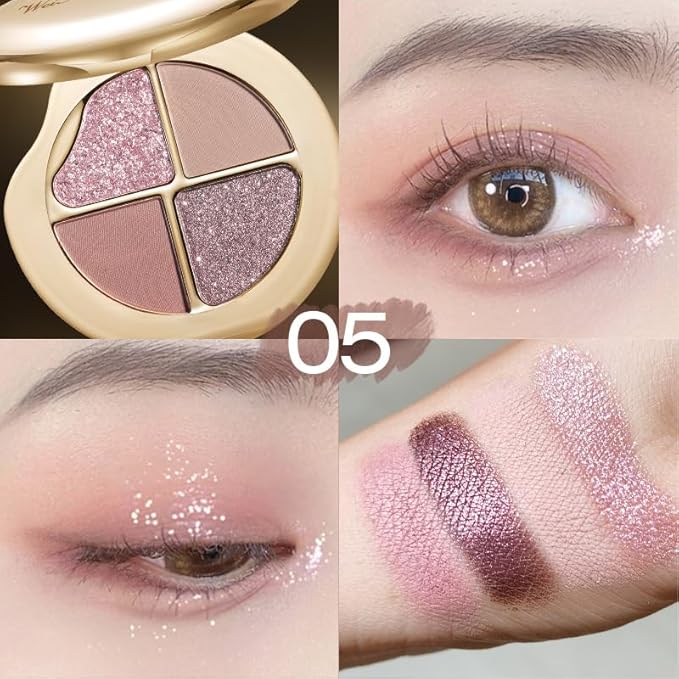 Glow Wardrobe Eye & Cheek Palette – Eyeshadow And Highlighter Makeup, Makeup Palette, Highlight Contour Makeup Palette, Blush For Cheeks And Eyes (5)