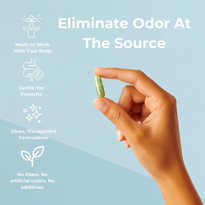 REFRESH – Internal Deodorant Supplement for Odor Control, Skin Health & Confidence Boost