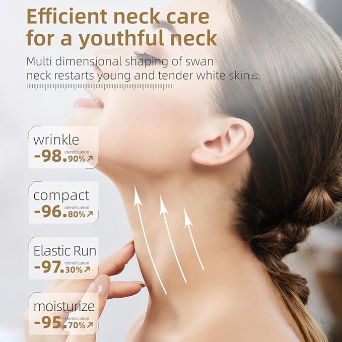 2025 AH-8 Firming Neck Cream for Crepey Skin Body Care Comfort, Moisturizing Tightening Roller Neck Skin Repair Lotions for Women with Day & Night Use