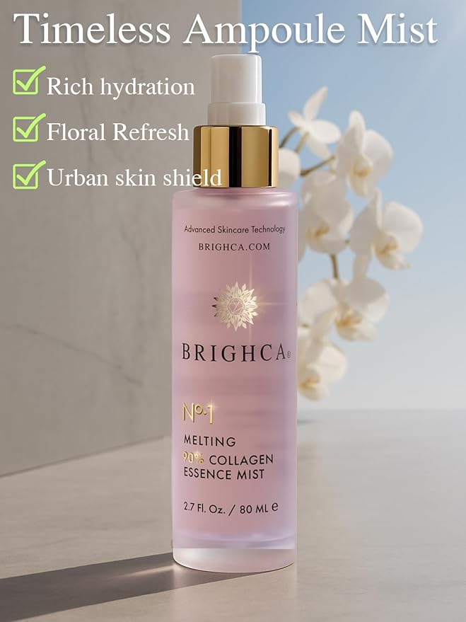 Collagen Essence Mist – Hydrating Anti-Aging Face Spray for Skin Barrier & Glow, (2.7 fl oz)