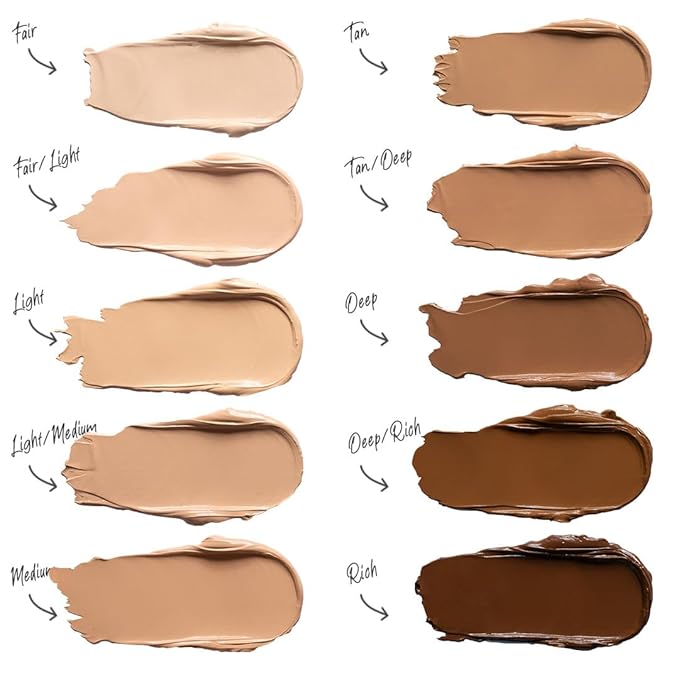 Doll 10 TCE Liquid Filter – CC Cream - Liquid Foundation - Lightweight Tinted Moisturizer & Skin Tint - Blurs Pores & Fine Lines - Vegan - Clean Makeup - [Fair/Light] - 30 Day Supply