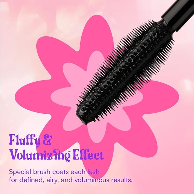 Tubing Mascara, Long-Lasting, Smudge-Resistant, Naturally Lengthening, Fluffy and Breathable Effect, Removable with Warm Water
