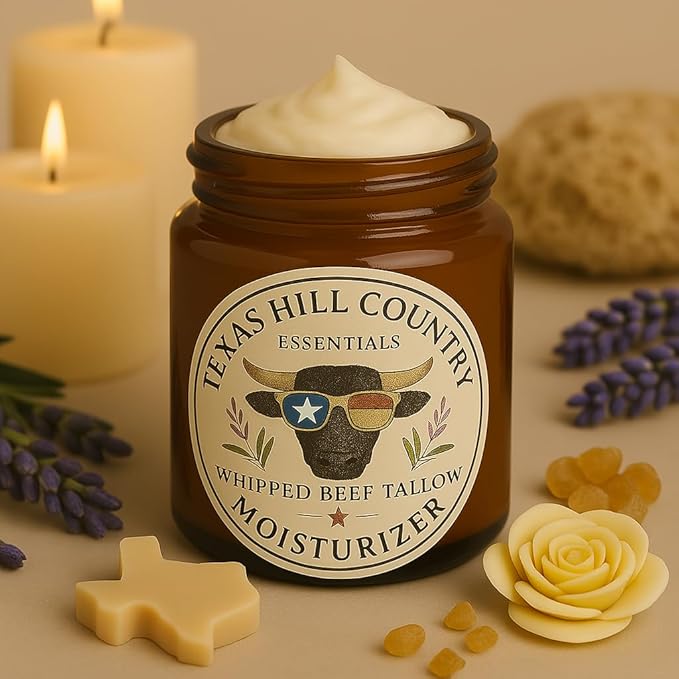 Organic Grass‑Fed Beef Tallow Moisturizer – Face, Body & Hands – Natural Eczema Relief