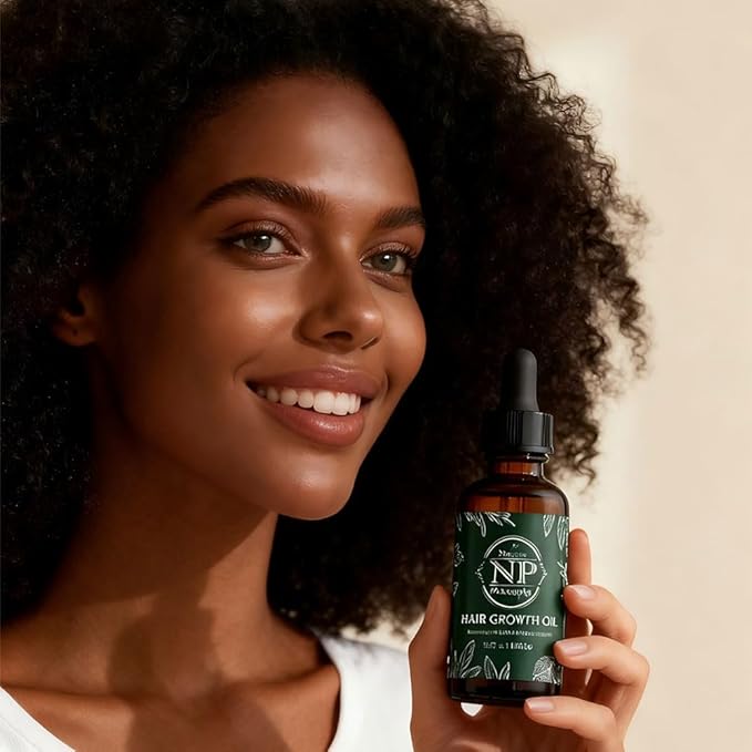 NP NATURES PHILOSOPHY Rosemary Mint Hair Growth Oil, Stimulates Hair Regrowth, Anti-Hair Loss, Nourishing Scalp Treatment for Thicker Fuller Hair, Aussie Hair Growth Products for All Hair Types-30ml