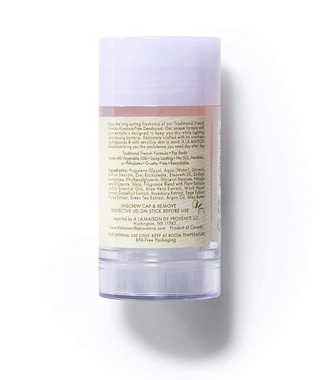 A La Maison Coconut Aluminum Free Deodorant for Women and Men - Natural Deodorant (3 Stick Bulk Pack)