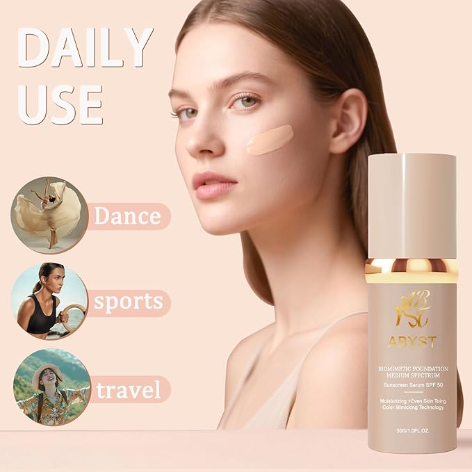 4-in-1 Foundation | Neutral-Tone Concealer |Hydrating Full Coverage Foundation | Color Balancer & Imperfection - Medium Natural for Normal Skinned People 1 Fl Oz (Light #1)