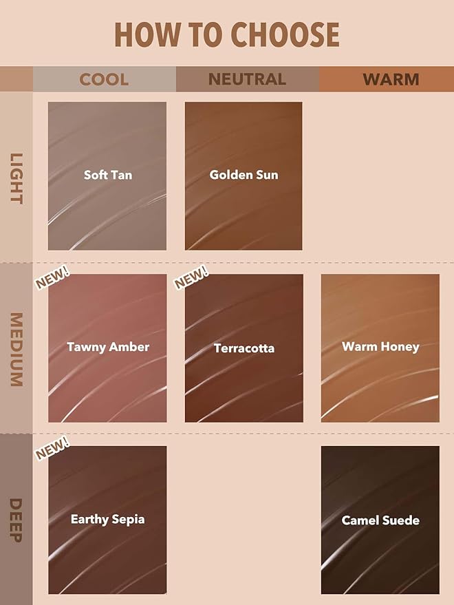 SHEGLAM Sun Sculpt Liquid Contour Stick Long Lasting Cream Bronzer Makeup-Warm Honey