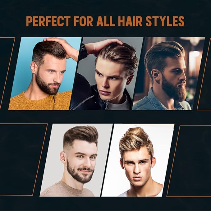 Woody's Styling Gel for Men – Alcohol-Free Men's Hair Gel with Light to Medium Hold, No Crunch, Touchable Finish, 12 fl oz