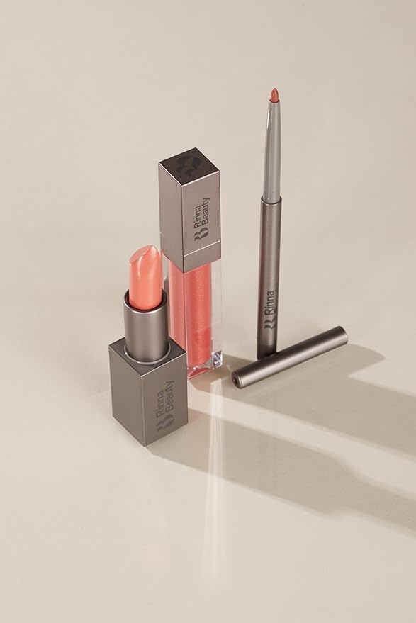 Rinna Beauty Lip Kit - Call Me Coral - All-in-One Lip Kit Includes Lipstick, Lip Gloss, and Lip Liner - Vegan, Long-Lasting, Anti-Aging & Moisturizing, Cruelty-Free - 1 each