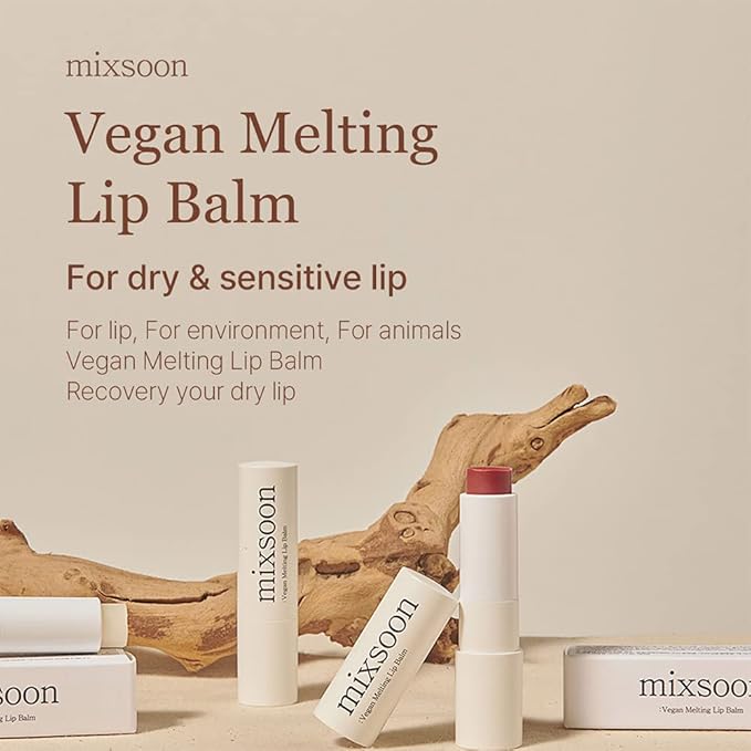 mixsoon Vegan Melting Lip Balm 0.14 oz / 4.1g (Clear)