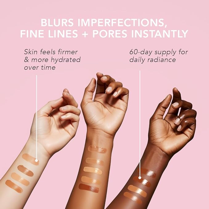 Doll 10 Peptide Bounce Balm Foundation™ – Hydrating, Age-Defying Foundation for Older Women, All Skin Types – Vegan, Clean, Natural, Medium Buildable Coverage, Blurs Fine Lines - [Fair]