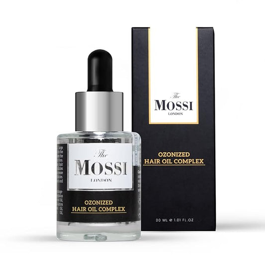 The Mossi London Ozonized Scalp Oil, Hair growth Complex, Hair oil for Dry Scalp, Hair Growth oil For Man, Woman, Scalp Treatment, All Hair Types (1.01 fl Oz. - 30 ml)