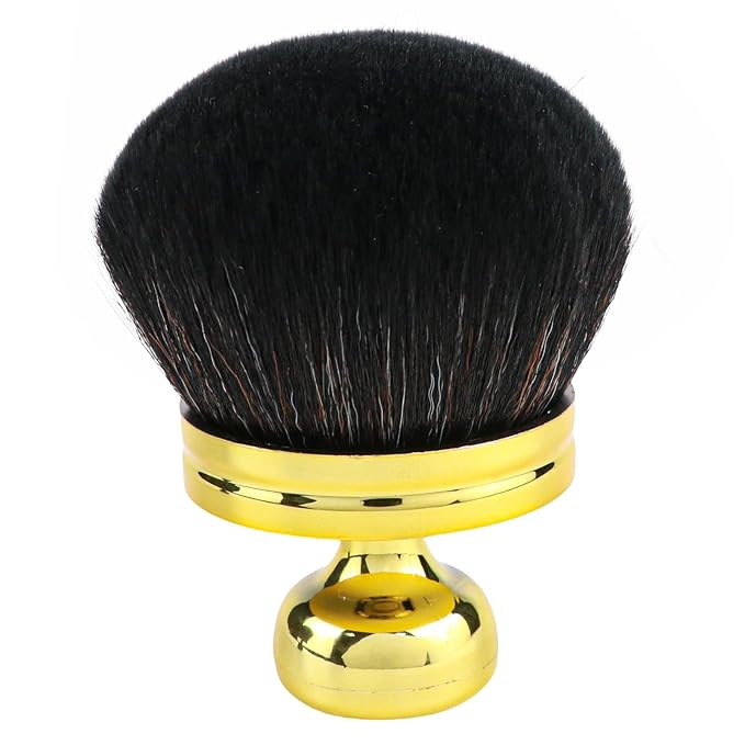 Extra Large Body Makeup Brush - Self-Tanning Applicator for Effortless Tan Blending on Legs and Back - Versatile Sunscreen Brush for Face and Body Beauty (gold)