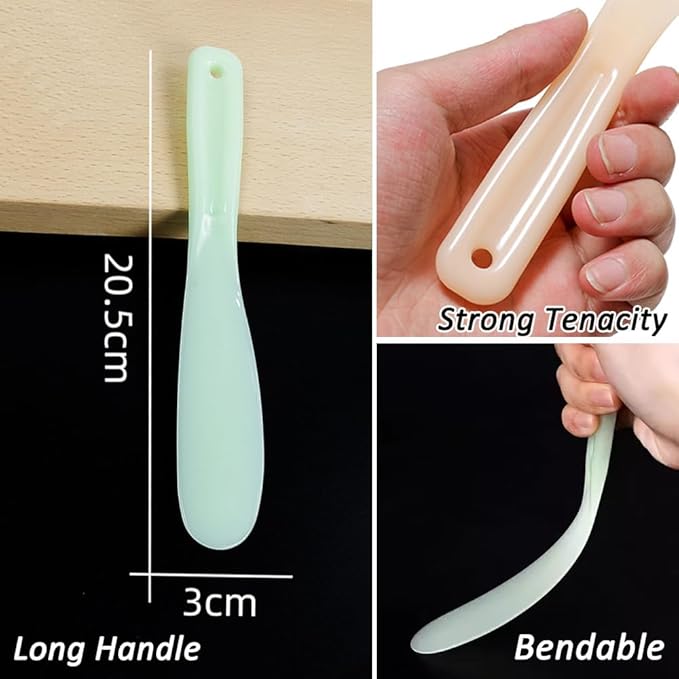 12pcs 24pcs 50pcs Cosmetic Spatula for Face Mask Cream Lotion Stick Plastic Spoon Disposable Scoop Makeup Tool for Easy Mixing, Sampling, Waxing DIY Facial Lip Mask Stick (24pcs (6 colors))