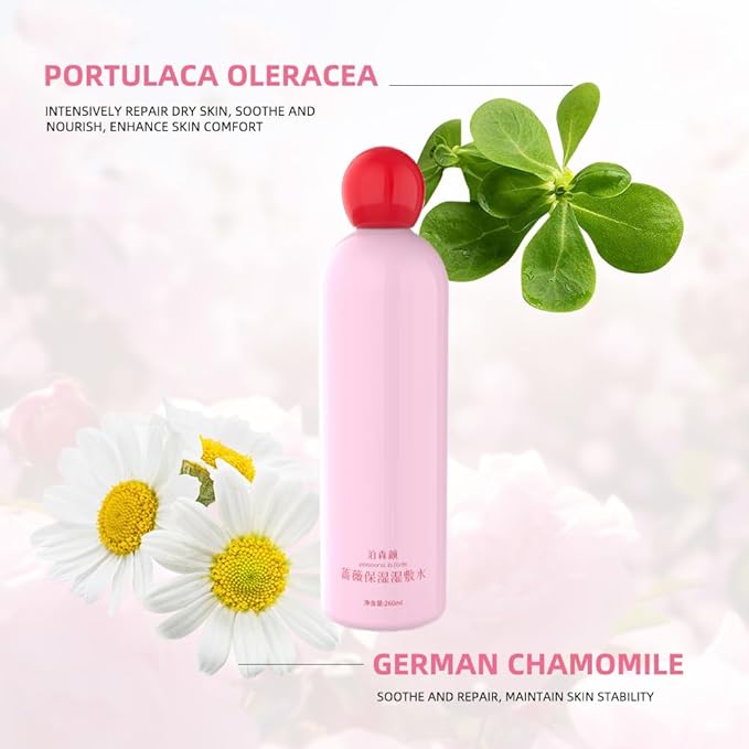 Rose Moisture-retaining Wet Compress Water 260ml Hydrating, Moisturizing, Toning and Wet Compress Water