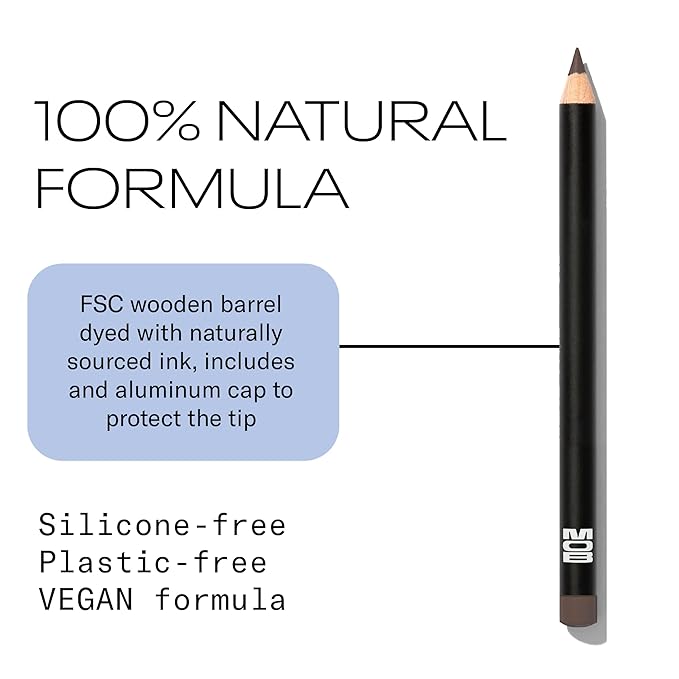 MOB Beauty Smooth Precision Waterproof Lip Liner M159 Cool-Toned Taupe – Long-Wearing, Glide-On Formula with 100% Natural Ingredients, Vegan and Cruelty-Free, Plastic-Free Formula and Packaging