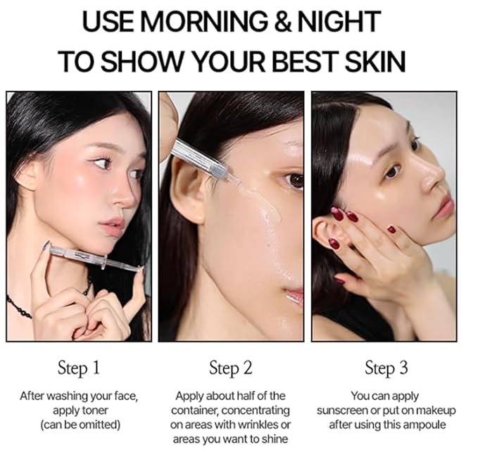 K-Beauty Booster Serum with Argireline, Matrixyl & Volufiline – Brightening, Hydrating & Wrinkle Care for a Smooth Under-Eye Area – Niacinamide Peptide Blend (0.47 fl oz)