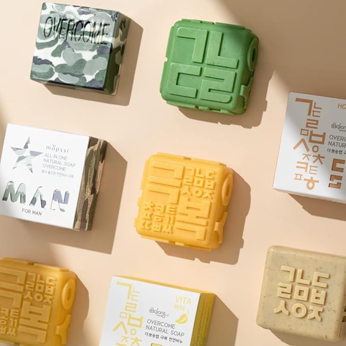 overcome soap cica 3.5 oz/Centella Asiatica,Cold Process Soap,Natural Bar Soap,Soap bar Handmade,Natural Handmade Soap,Handmade Soap Bar