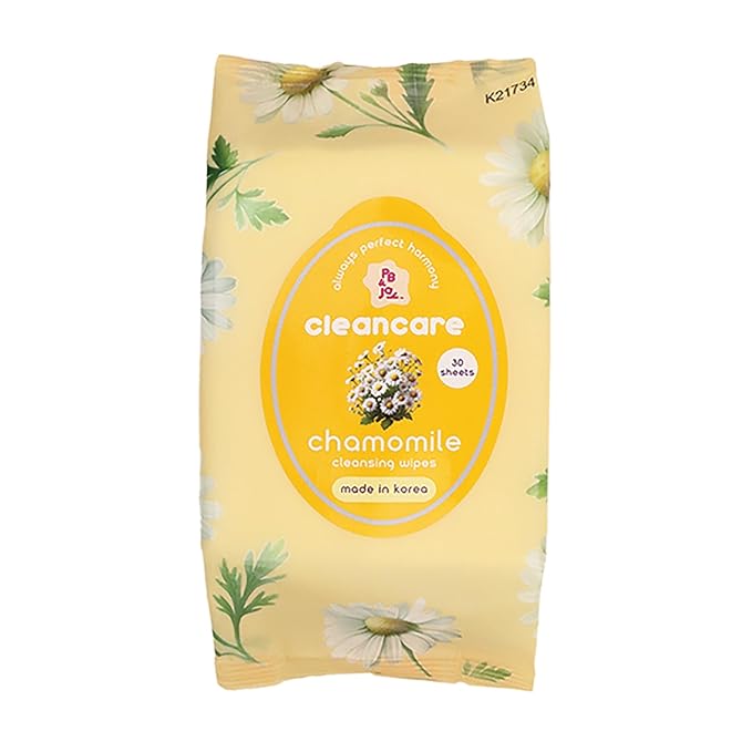 PB & JAY Cleancare Cleansing Wipes – 30 Count – Makeup Remover for Gentle Comfort & Balanced Skin – Hydrating Korean Face Wipes for Sensitive Skin (Chamomile)
