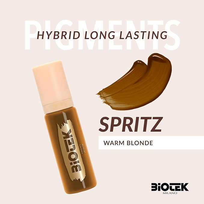 BIOTEK Brow Pigment Color for Long Lasting Makeup - Hybrid Long Lasting - Made in Italy (Spritz)