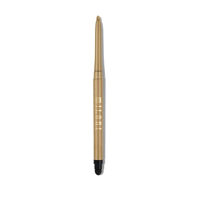 Milani Stay Put Eyeliner - Goal Digger (0.01 Ounce) Cruelty-Free Self-Sharpening Eye Pencil with Built-In Smudger - Line & Define Eyes with High Pigment Shades for Long-Lasting Wear