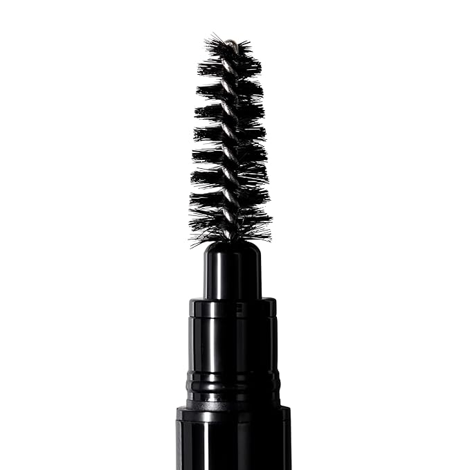 Arches and Halos 2 in 1 Defining Eyebrow Pencil and Powder - Brow Powder with Spoolie Brush - Shape and Fill for Natural Look - Warm Brown - 0.017 oz