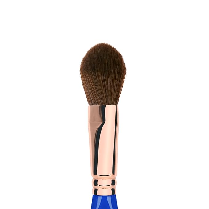 Bdellium Tools Professional Makeup Brush - Golden Triangle 960 Precision Blusher - With All Vegan and Soft Synthetic Fibers, For Applying Blush (Blue, 1pc)