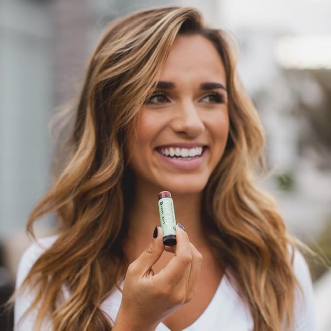 Kind Lips Mint Mint Lip Balm 3-Pack - USDA Organic, Extra Minty Cooling Chapstick Alternative for Dry Lips | Gluten-Free, Cruelty-Free