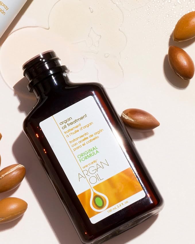 One 'n Only Argan Oil Hair Treatment - Hair Oil Smoothes and Strengthens Dry Damaged Hair, Eliminates Frizz, Creates Brilliant Shines, Non-Greasy Formula, 3.4 Fl. Oz (3 Pack)