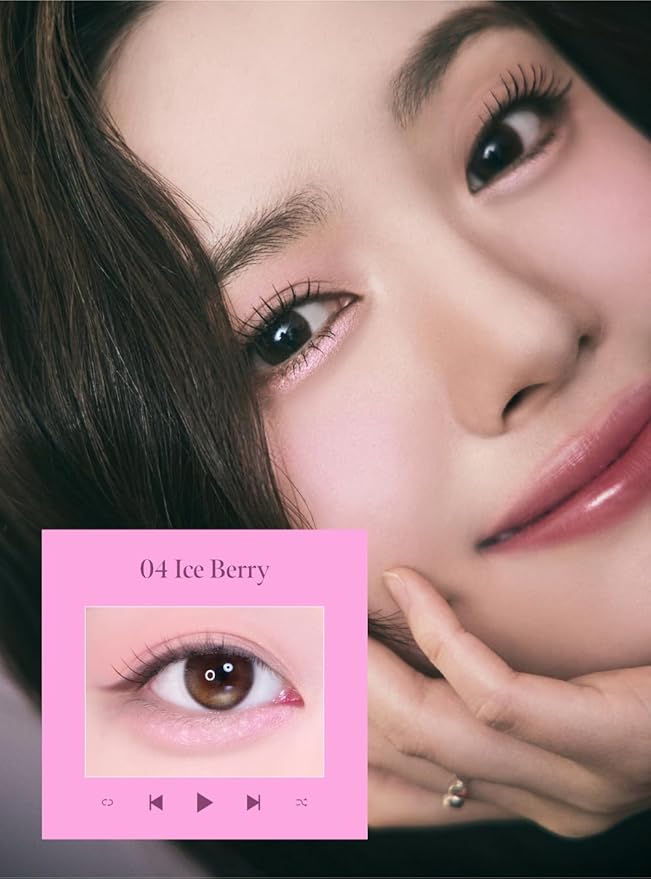 CORALHAZE Idol AEGYO-SAL Maker 04 Ice Berry, 2-in-1 Under-Eye Highlighter and Contour Liner for Bright, Voluminous Eyes, Long-Lasting, Smudge-Proof Shimmer Stick with Natural Glow, Korean Beauty