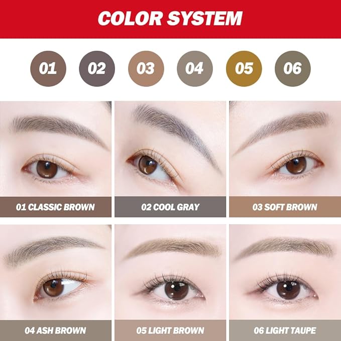 Espoir The Brow Balance Pencil #3 Soft Brown | Eye Brow Pencil that's Natural and Easy to Draw without Clumping | A Detailed and Rich Eyebrow Texture | Korean Makeup