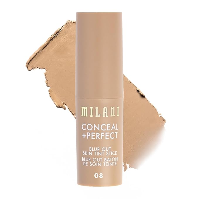 Milani Conceal + Perfect - Skin Tint Stick, Blur Out Tinted Moisturizer Makeup, Shade 08