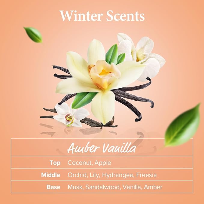 KUNDAL Nature Honey & Macadamia Natural Moisturizing Body Wash [Amber Vanilla] Deep Nourishment, Natural Extracts Blend, 10,000 ppm Honey, Safe for All Ages, Soft & Smooth Skin 16.9 fl oz (Pack of 1)