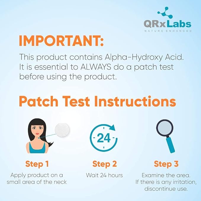 QRxLabs Skincare Pack: Glycolic Acid 20% Resurfacing Pads + Hydrolific Serum - Smoother, more Hydrated and more Radiant Skin in a Simple Treatment