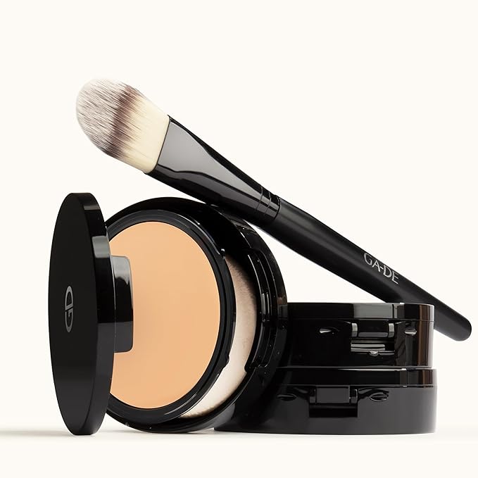 GA-DE High Performance Compact Foundation 4 - SPF, Lightweight, Full Coverage Makeup Powder Foundation - Camouflages Skin Imperfections - 0.4 oz