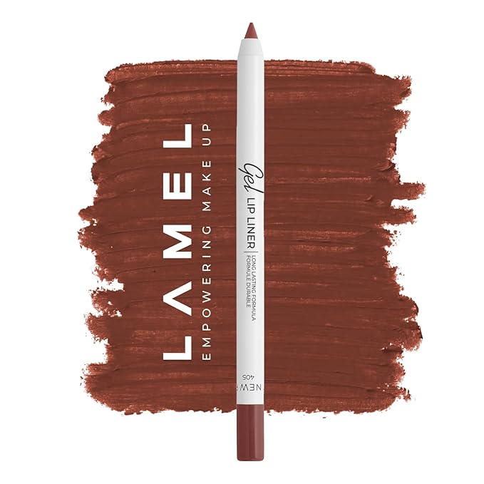 Matte Gel Lip Liner Pencil | Weightless&CreamyTexture - Sharpenable - Longwear & Waterproof - High Pigmented & Flawless Finish - Moisturizing - Cruelty-free & Paraben-Free,- 405, 1,7g/0.05oz